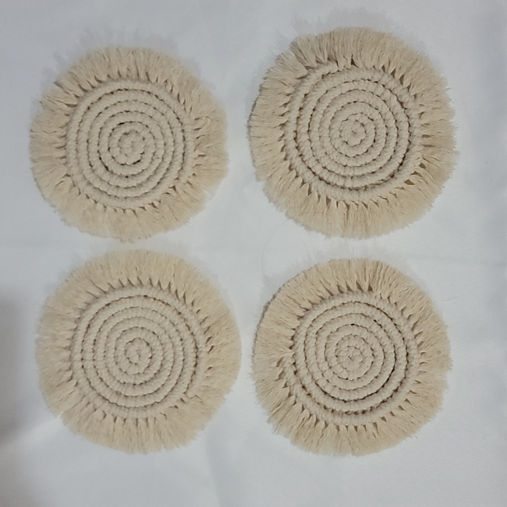 Boho Macrame Coasters